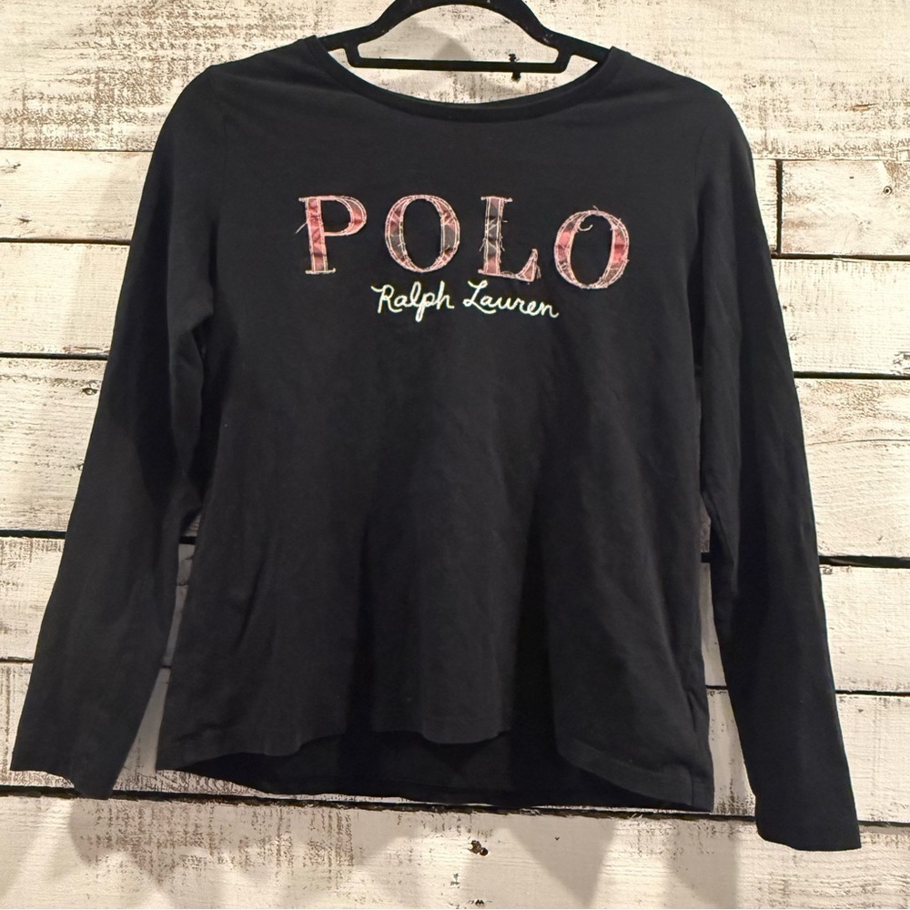 Ralph Lauren black long sleeve shirt UNKNOWN SIZE